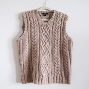 J.crew cable knit sweater vest